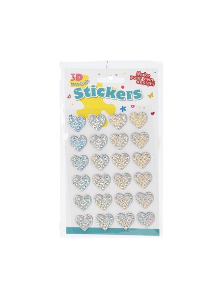 Αυτοκόλλητα Hearts 2,5x2εκ.