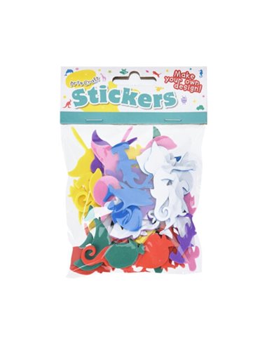 Αυτοκόλλητα eva ζωάκια 17,5x11x2εκ.