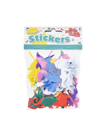 Αυτοκόλλητα eva ζωάκια 17,5x11x2εκ.