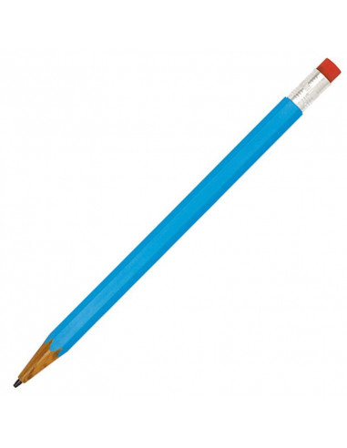 Μηχανικό μολύβι 0.7mm. πλαστικό με σβήστρα μπλε
