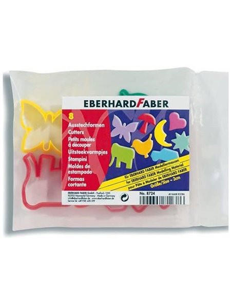 Primo πλαστικές φόρμες 12 σχέδια Ø3εκ. και ψαλίδι