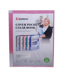 Comix σούπλ 20 φύλλων PP ροζ Α4 Υ31x23,5x1,5εκ.