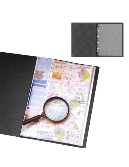 Comix σούπλ 20 φύλλων με 4 κρίκους PP μαύρο Α3 Y44x34x2,8εκ.