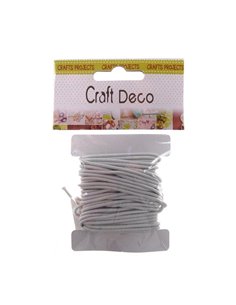 Λάστιχο στρόγγυλο λευκό Ø2χιλ, 5μ. μήκος