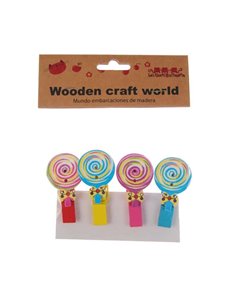 Μανταλάκια 4εκ., 4 τεμάχια ζαχαρωτά