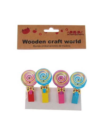 Μανταλάκια 4εκ., 4 τεμάχια ζαχαρωτά