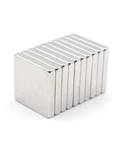 Μαγνήτες νίκελ αυτοκόλλητοι τετράγωνοι 10x10χιλ. πάχος 1χιλ. 100τμχ.