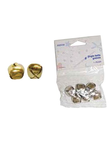 Κουδουνάκι χρυσό 12χιλ. 8τεμ.