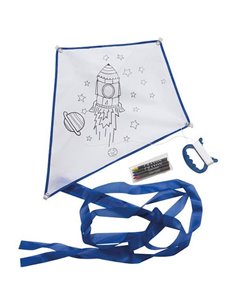 Χαρταετός λευκός για ζωγραφική με κηρομπογιές 50,5x40εκ.