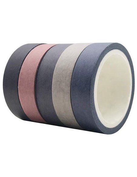 Αυτοκόλλητες κορδέλες αποχρώσεις Rain and dew 5 τεμ.