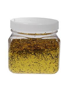 Χρυσόσκονη σε νιφάδες 1χιλ. χρυσή 200gr.