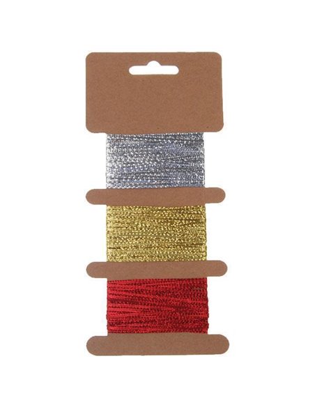 Ταινία glitter 3χιλ. x5μ. κοκτέηλ 3 χρώματα