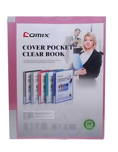 Comix σούπλ 30 φύλλων PP ροζ Α4 Υ31x23,5x19εκ.