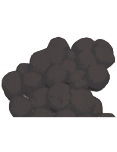 Πομ πομ 2εκ. μαύρο 100 τεμάχια