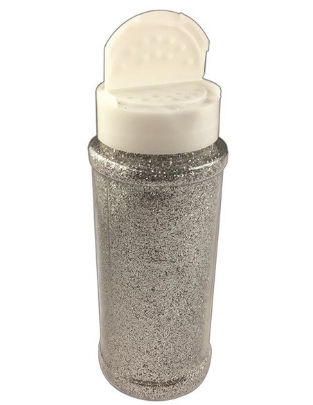 Χρυσόσκονη αλατιέρα 1/64'' 100γρ ασημί