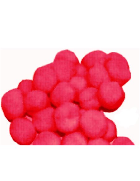 Πομ πομ 2εκ. κόκκινο 100 τεμάχια