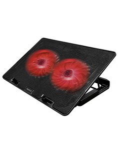 NOD EF5 NOTEBOOK COOLER WITH 2x125mm RED LED FANS