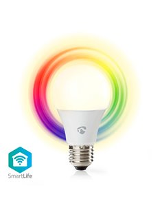 NEDIS WIFILRC10E27 SmartLife Full Colour LED Bulb E27 806lm 9W RGB / Warm to Cool White