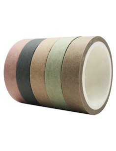 Αυτοκόλλητες κορδέλες αποχρώσεις Pine 5 τμχ