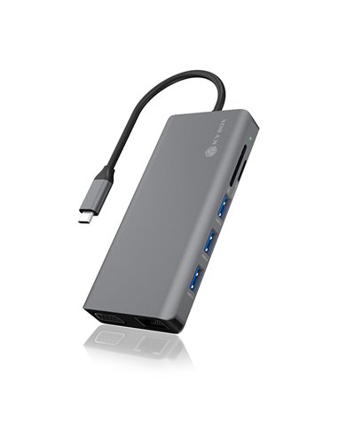 ICY BOX IB-DK4070-CPD 12-IN-1 USB TYPE-C NOTEBOOK DOCKING STATION / 60806
