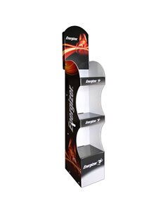 ENERGIZER ΧΑΡΤΙΝΟ STAND ΔΑΠΕΔΟΥ ΦΑΚΩΝ 3 ΘΕΣΕΩΝ