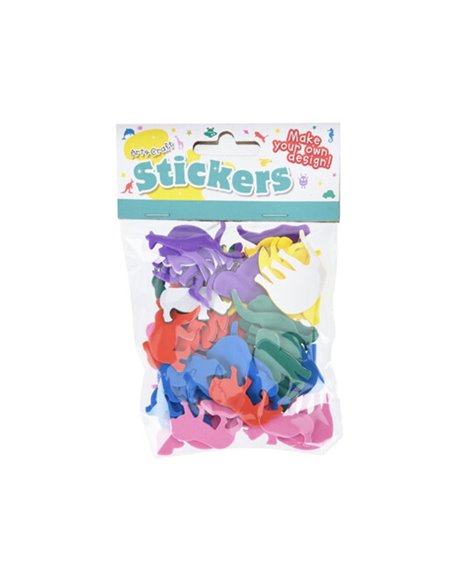 Αυτοκόλλητα eva άγρια ζώα 17,5x11x2εκ.