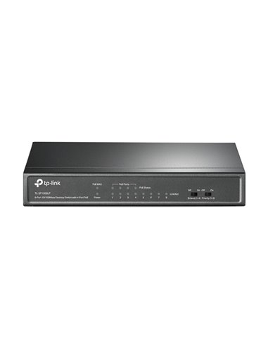 TP-Link TL-SF1008LP 8-Port 10,100Mbps Desktop PoE Switch with 4-Port PoE