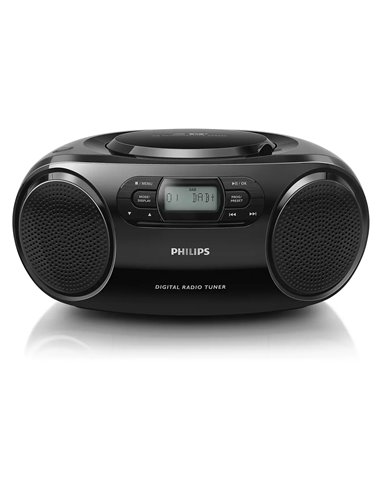 Philips AZB500 Φορητό Ηχοσύστημα με CD Ραδιόφωνο Μαύρο