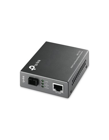 TP-Link MC111CS 10 100Mbps RJ45 to 100Mbps Single-mode SC Fiber WDM bi-direction Converter, Full-duplex