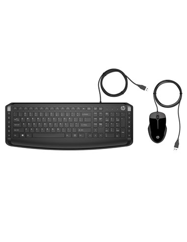 HP Pavilion Wired Keyboard and mouse 200 Greek - 9DF28AA