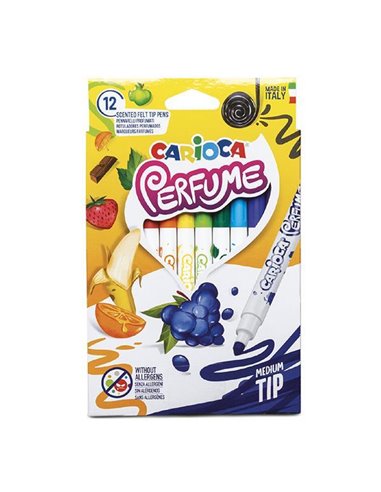 Carioca perfume μαρκαδόροι 12 χρωμάτων