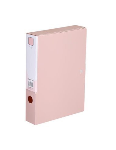 Comix κουτί αρχειοθέτησης pastel A4 ροζ 55mm