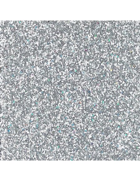 Next blister 10 φύλλα eva glitter ασημί Α4 (21x30εκ.)