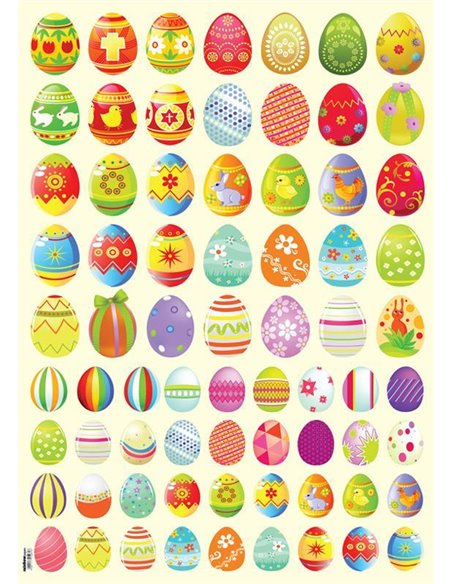 Xαρτόνι "πασχαλινά αβγά" 50x70εκ. 300γρ.