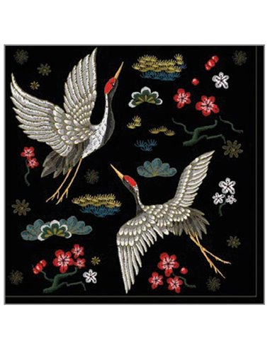 Χαρτοπετσέτες 20τεμ. 33x33εκ "Embroidered Cranes" (SL_OG_054301)
