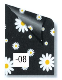 Rainbow χαρτόνι "μαργαρίτες" γκρι 300γρ. 50x70εκ.