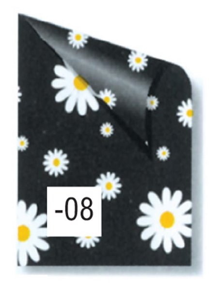 Rainbow χαρτόνι "μαργαρίτες" γκρι 300γρ. 50x70εκ.