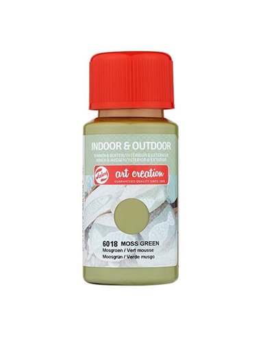 Talens χρώμα indoor/outdoor 6018 moss green 50ml