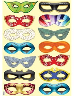 Χαρτόνι "μάσκες" 50x70εκ. 300γρ.