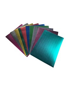 Next blister 10 φύλλα eva metallic κοκτέηλ 10 χρωμάτων 25x35εκ.