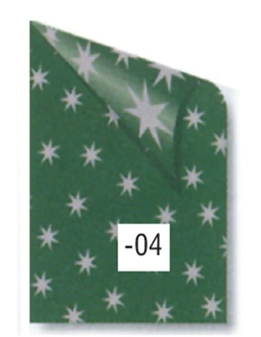 Rainbow χαρτόνι πράσινο με ασημί αστέρια 50x70εκ.