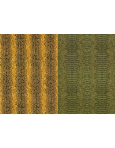 Rainbow χαρτόνι "δέρμα κροκόδειλου-φιδιού" 300γρ. 50x70εκ.