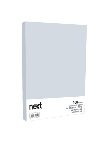 Χαρτόνι κολάζ γκρι ανοιχτό 21x29,7εκ. 220γρ. (100τεμ.)