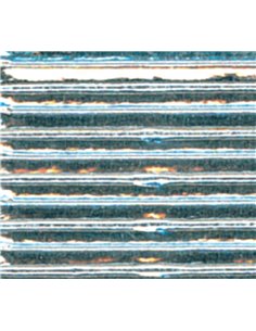 Rainbow χαρτόνι οντουλέ ασημί μεταλλιζέ 50x70εκ.