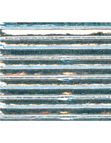 Rainbow χαρτόνι οντουλέ ασημί μεταλλιζέ 50x70εκ.