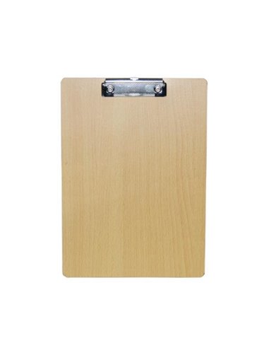 Next πινακίδα ξύλινη με πιάστρα A4 31,8x22.8 εκ. καφέ