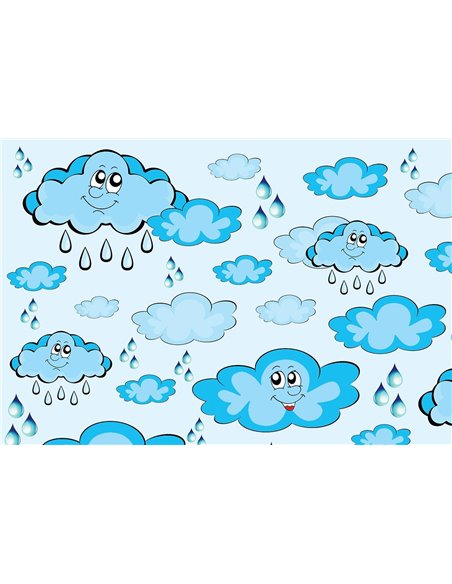 Χαρτόνι "σύννεφα" 50x70εκ. 300γρ.