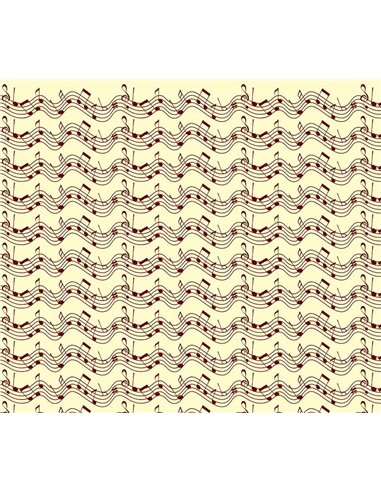 Χαρτόνι "νότες" 50x70εκ. 300γρ.