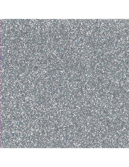 Next φύλλα glitter ασημί 50x70εκ.