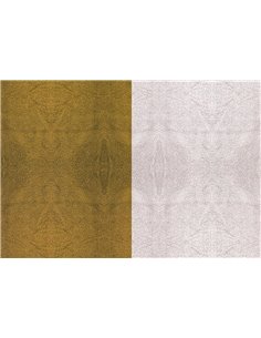 Rainbow χαρτόνι "καφέ-λευκή γούνα " 300γρ. 50x70εκ.